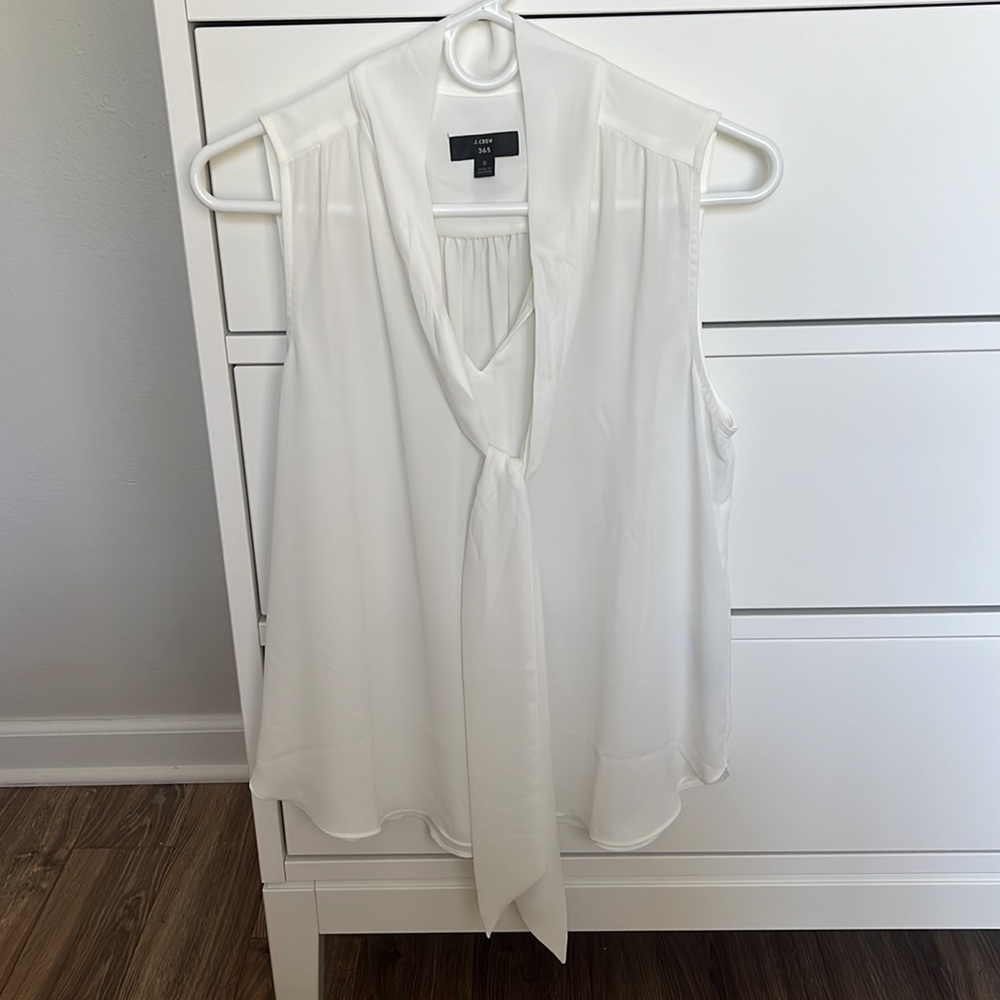 J. Crew Tie Blouse Tank